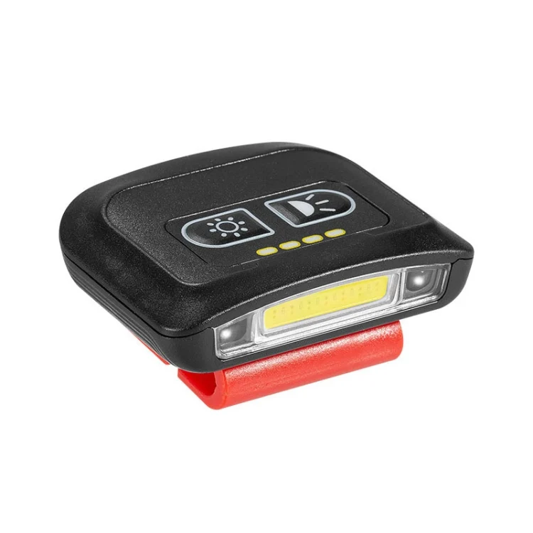 LED Induction Headlamp Fishing Hat Clip Light