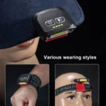 LED Induction Headlamp Fishing Hat Clip Light - Image 2