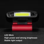 LED Induction Headlamp Fishing Hat Clip Light - Image 3