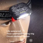 LED Induction Headlamp Fishing Hat Clip Light - Image 9