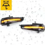 For Honda Civic MK8 Car Dynamic LED Water Flow Turn Signal Rearview Mirror Lights - Image 3