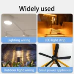 2pcs /Pack Stripping-free Thimble T-shaped Connector Downlight Wiring-free Connector - Image 7