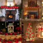 Safflower + Red Fruit Christmas Decoration Christmas Flower Lights String LED Colourful Lights Christmas Garland - Image 6