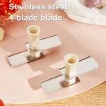 Hand-pushed Garlic Cutter Manual Food Processor Vegetable Chopper - Image 7