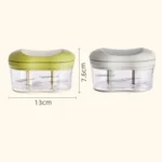 Hand-pushed Garlic Cutter Manual Food Processor Vegetable Chopper - Image 9