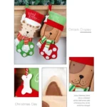 Christmas Decoration Hanging Gift Bag Pet Candy Bag - Image 4