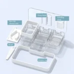 3 In 1 Double-layer Cutting and Grinding Medicine Box Travel Pill Organizer Case - Image 5