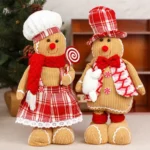 Christmas Decoration Ornament Gingerbread Man Retractable Window Figurine - Image 4