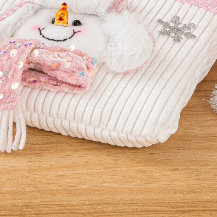 TBD06055468_B4.webp Pink Series Plush Gift Bags for Christmas Presents with Drawstring - Image 5