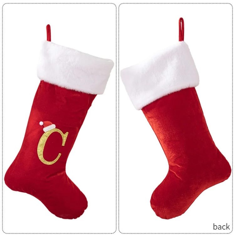 TBD06055491_B10.webp Velvet Alphabet Stock Christmas Decoration Supplies DIY Gift Stock - Image 11