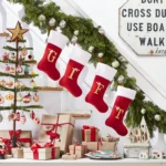 Velvet Alphabet Stock Christmas Decoration Supplies DIY Gift Stock - Image 5