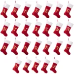Velvet Alphabet Stock Christmas Decoration Supplies DIY Gift Stock - Image 8
