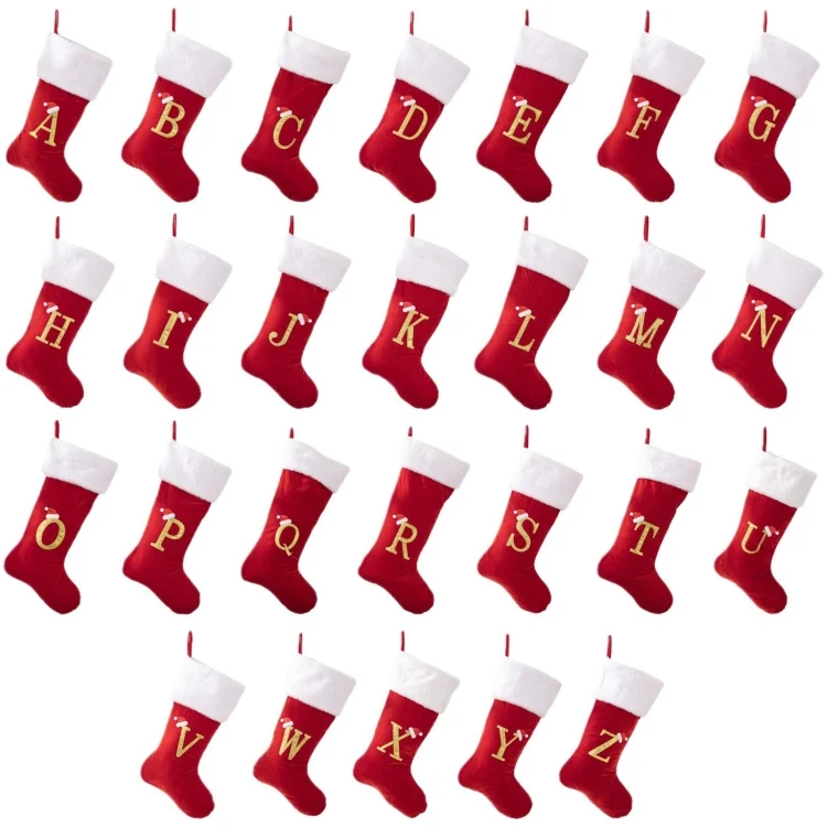 TBD06055491_B7.webp Velvet Alphabet Stock Christmas Decoration Supplies DIY Gift Stock - Image 8