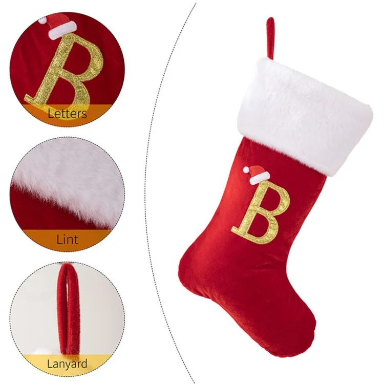 TBD06055491_B9.webp Velvet Alphabet Stock Christmas Decoration Supplies DIY Gift Stock - Image 10