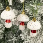 Electroplated Mushroom Christmas Tree Hanging Christmas Decoration - Image 3