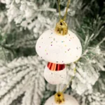 Electroplated Mushroom Christmas Tree Hanging Christmas Decoration - Image 4