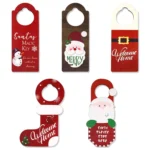 Christmas Door Handle Pendants Holiday Party Door Decoration - Image 2