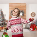 Christmas Children Gift Velvet Handbag Christmas Eve Candy Apple Bag - Image 6