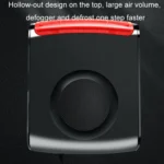 12V Car Heater Multifunctional Aromatherapy Defogger Hot Air Blower - Image 7