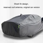 Sedan Car EVA Plus Velvet Thickened Heat Insulation Sunshade With Shark Fin - Image 4