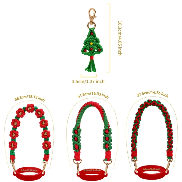 TBD06055547_B2.webp For Stanley Water Cup Christmas Hand-held Rope Knitted Strap - Image 3