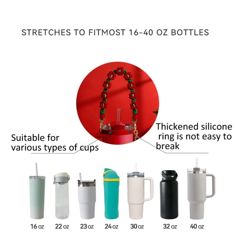 TBD06055547_B3.webp For Stanley Water Cup Christmas Hand-held Rope Knitted Strap - Image 4