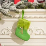 Knitted Letter Christmas Sock DIY Home Hangings