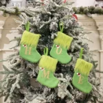 Knitted Letter Christmas Sock DIY Home Hangings - Image 5