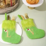 Knitted Letter Christmas Sock DIY Home Hangings - Image 6