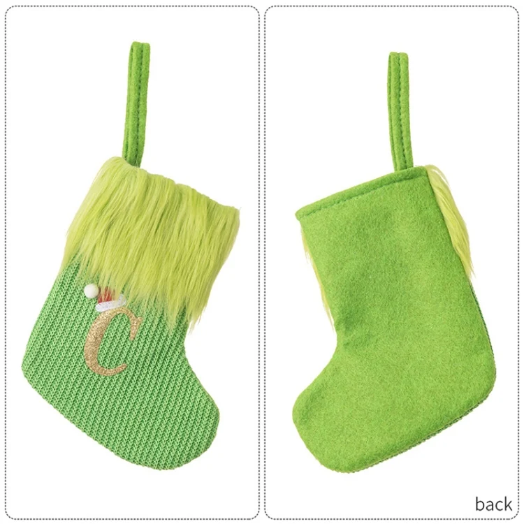 TBD06055550_B8.webp Knitted Letter Christmas Sock DIY Home Hangings - Image 9