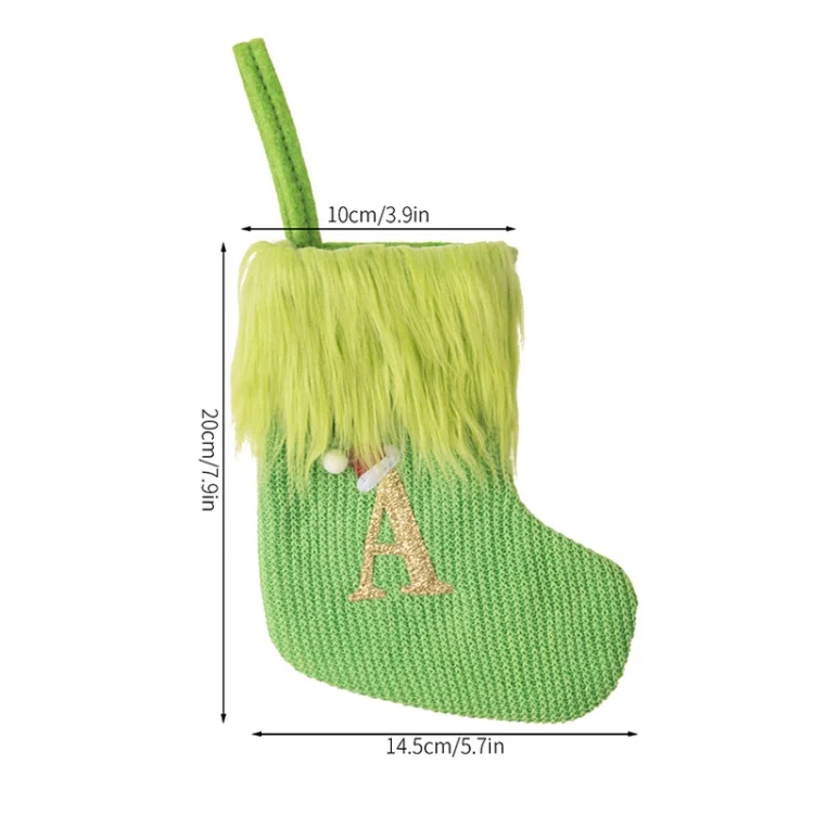 TBD06055550_B9.webp Knitted Letter Christmas Sock DIY Home Hangings - Image 10