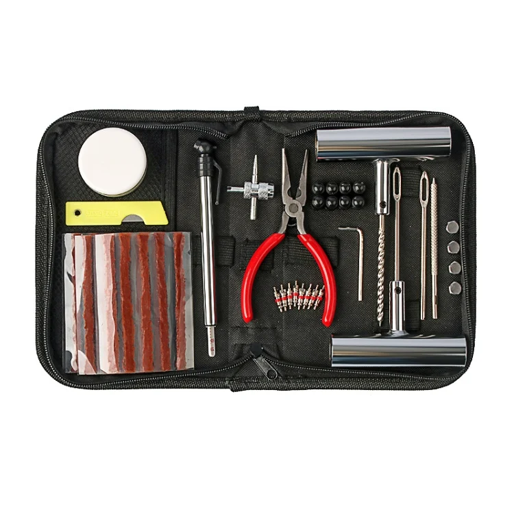 TBD0605558801A.webp 46pcs /Set Car Tubeless Tire Repair Needle Rubber Strip Valve Tip Needle-nosed Pliers Tool Set - Image 1
