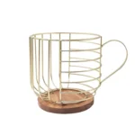 Coffee Companion Storage Rack Cup-Shaped Kitchen Storage Basket