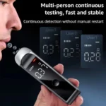 Portable Digital Alcohol Tester Breathalyzer Rechargeable Alcohol Test Tool - Image 4