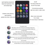 Eight-Color LED Voice Control Car Music Rhythm Atmosphere Light - Image 4