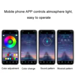Eight-Color LED Voice Control Car Music Rhythm Atmosphere Light - Image 5