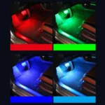 Eight-Color LED Voice Control Car Music Rhythm Atmosphere Light - Image 9