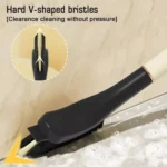 Long Handle Crevice Brush With Hair Clip For Bathroom Window Groove Dead Corner Cleaning - Image 3