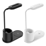 HT-513 3-in-1 15W Wireless Phone Charging Desktop Pen Holder Table Lamp - Image 2