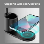 HT-513 3-in-1 15W Wireless Phone Charging Desktop Pen Holder Table Lamp - Image 5