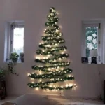 Christmas Rattan Lights DIY Wall Christmas Tree Festive Ambience Decoration Lights - Image 2