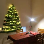 Christmas Rattan Lights DIY Wall Christmas Tree Festive Ambience Decoration Lights - Image 4