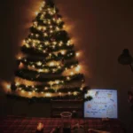 Christmas Rattan Lights DIY Wall Christmas Tree Festive Ambience Decoration Lights - Image 5