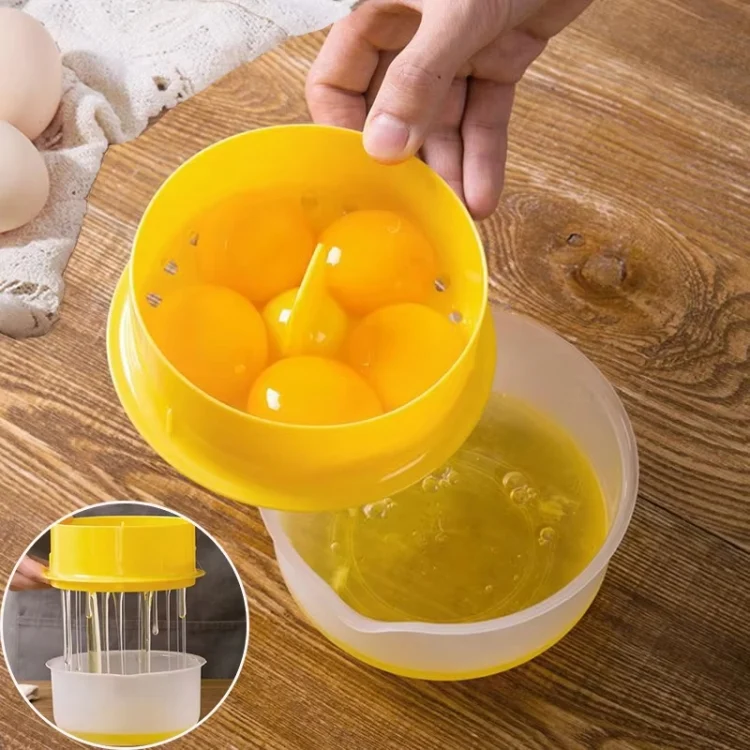 TBD06055613_B1.webp Large Capacity Egg White Egg Yolk Separator with Storage Box Bakeware Kitchen Tools - Image 2