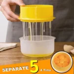 Large Capacity Egg White Egg Yolk Separator with Storage Box Bakeware Kitchen Tools - Image 4
