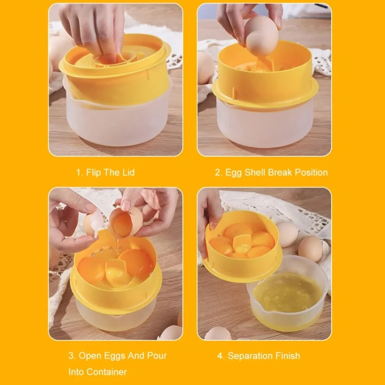 TBD06055613_B5.webp Large Capacity Egg White Egg Yolk Separator with Storage Box Bakeware Kitchen Tools - Image 6