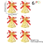 Christmas Decoration Plastic Bells Christmas Tree Decoration Pendants - Image 7