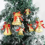 Christmas Decoration Plastic Bells Christmas Tree Decoration Pendants - Image 5
