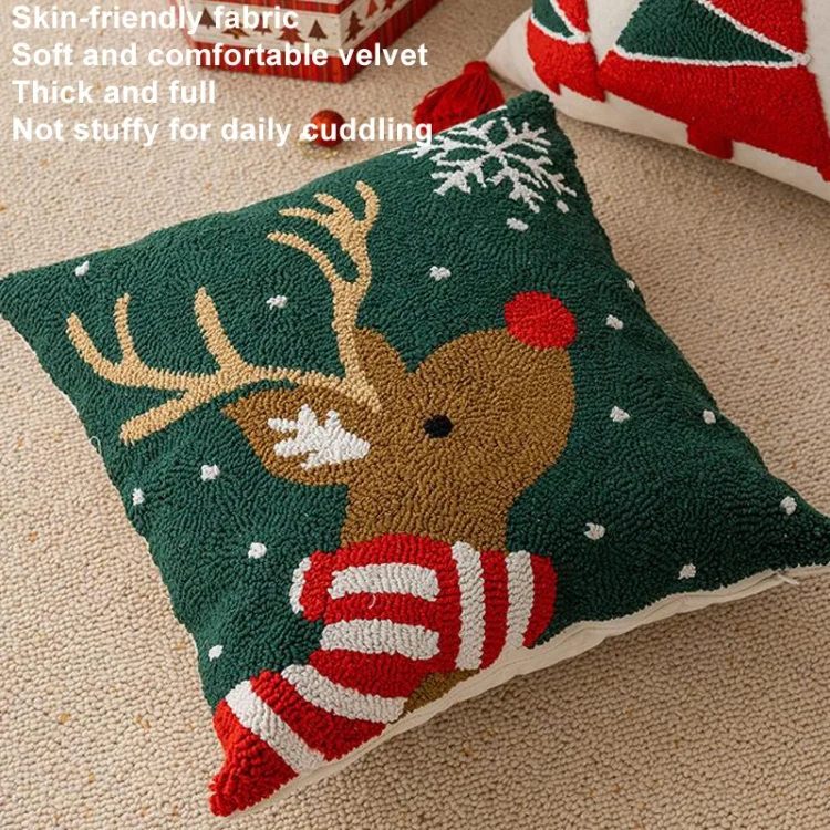 TBD06055640_B4.webp 45x45cm Christmas Pillowcase Holiday Home Decoration Pillow Cover, Pillow Core Not Included - Image 5