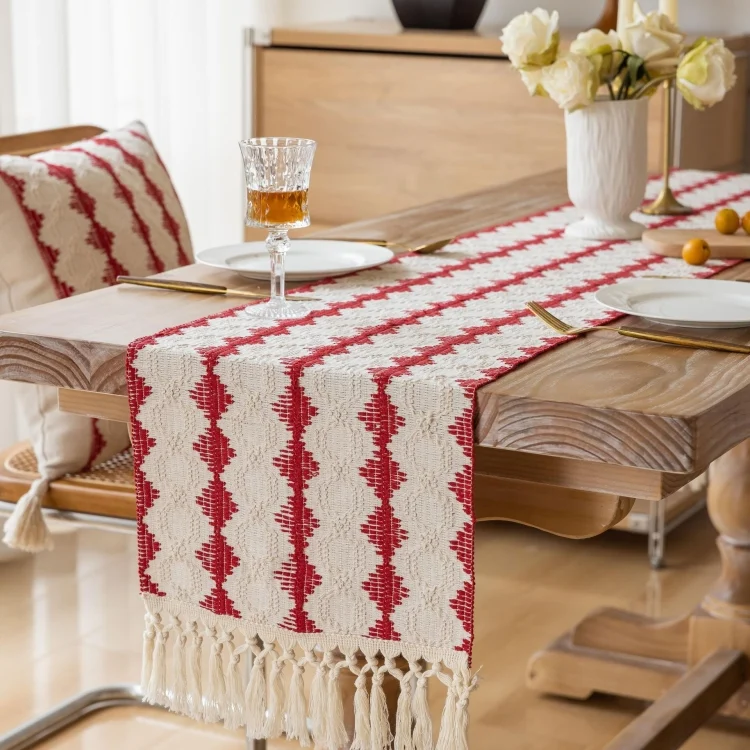 TBD0605564501A.webp Christmas Towel Embroidery Table Flag Simple Tablecloths - Image 1